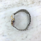 Stainless Steel and 18K Yellow Gold 'Wings' Automatic Watch