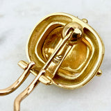 18K Yellow Gold Bee Ear Clips