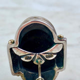 18K Yellow Gold and Sterling Gold Ear Clips