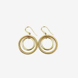 18K Yellow Gold Mobile Drop Earrings