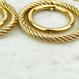 18K Yellow Gold Mobile Drop Earrings