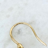 18K Yellow Gold Horse Bit Chandelier Earrings