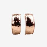 Sterling Silver Goddess Hoop Rosé Earrings