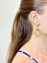 18K Yellow Gold Mobile Drop Earrings