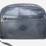 Black Leather Crossbody Bag