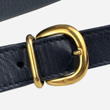 Black Leather Crossbody Bag