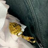 Black Leather Crossbody Bag