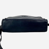 Black Leather Crossbody Bag