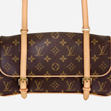 Brown and Tan Monogram Pochette Marelle Shoulder Bag