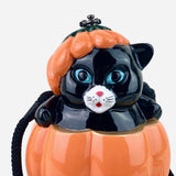 Multicolored Wooden 'Black Cat' Crossbody Bag