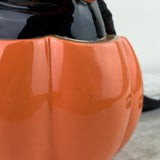 Multicolored Wooden 'Black Cat' Crossbody Bag