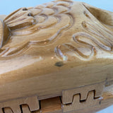 Wooden 'Carved Fish' Crossbody Bag