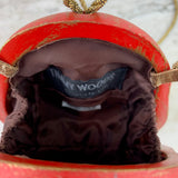 Multicolored Wooden 'Santa Claus' Crossbody Bag