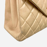Tan Quilted Handbag