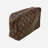 Brown and Tan Monogram Trousse Toilette 28