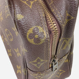 Brown and Tan Monogram Trousse Toilette 28