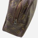 Brown and Tan Monogram Trousse Toilette 28
