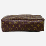 Brown and Tan Monogram Trousse Toilette 28