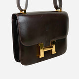 Dark-Brown Box Constance 23 Shoulder Bag