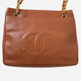 Brown Caviar Leather CC Tote
