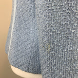 Light-Blue Wool Bouclé Jacket