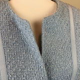 Light-Blue Wool Bouclé Jacket