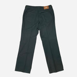 Dark-Green Straight-Legged Jeans
