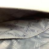 Dark-Navy Grained Leather Crossbody Bag