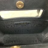 Dark-Brown Lambskin Chocolate Bar Small Shopper Tote