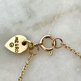 10K Yellow Gold Turquoise and Pearl Devotion Pendant Necklace