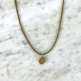 10K Gold Aum Pendant Necklace