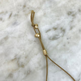 10K Gold Aum Pendant Necklace