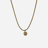 10K Gold Aum Pendant Necklace