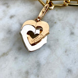 18K Yellow Gold Five Charm Bracelet