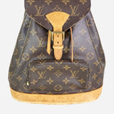 Brown and Tan Monogram Montsouris MM