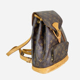 Brown and Tan Monogram Montsouris MM