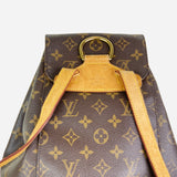 Brown and Tan Monogram Montsouris MM