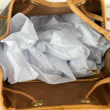 Brown and Tan Monogram Montsouris MM