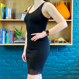 Black Sleeveless Bodycon Mini Dress