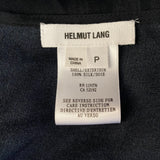 Black 'Bird Wing' Sheer Sleeveless Silk Top