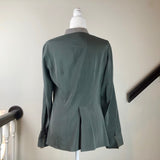 Green Silk and Cotton Blouse