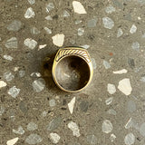 Sterling Silver and Bloodstone Jasper Exotic Stone Ring