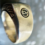 Sterling Silver and Bloodstone Jasper Exotic Stone Ring