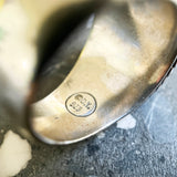 Sterling Silver and Bloodstone Jasper Exotic Stone Ring