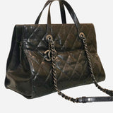 Black Caviar Chic Shopping Tote