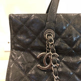 Black Caviar Chic Shopping Tote