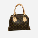 Brown and Tan Monogram Canvas Manhattan PM