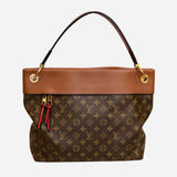 Brown and Tan Monogram Canvas Tuileries Hobo Bag