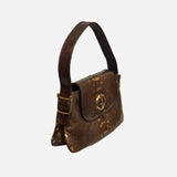 Brown Python 1973 Shoulder Bag