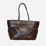 Guccissima Punch Burgundy Leather Tote